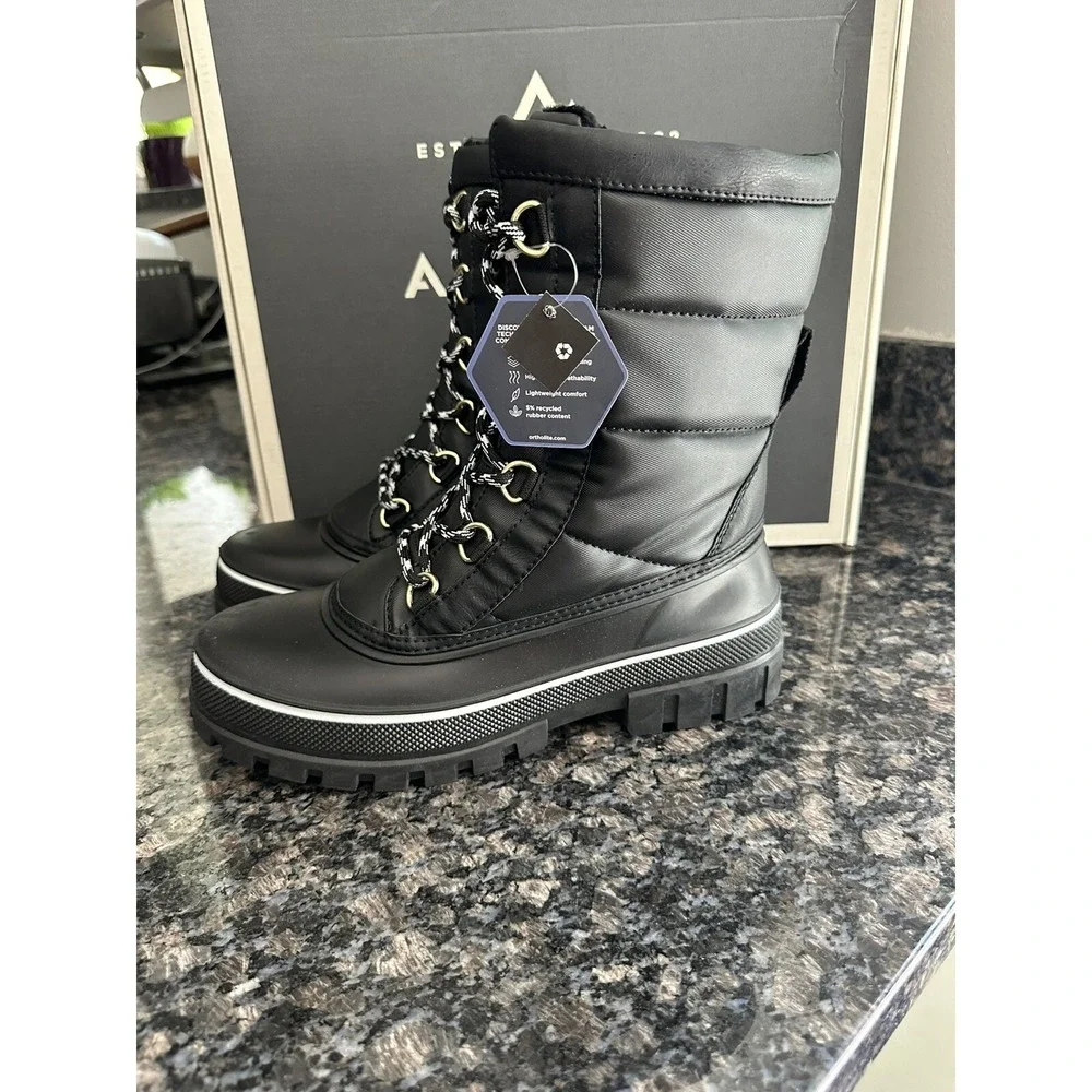 Alpine Design Women's Willow Quilted 200G Snow‎ Boots Size 9. NWB Winter Cold